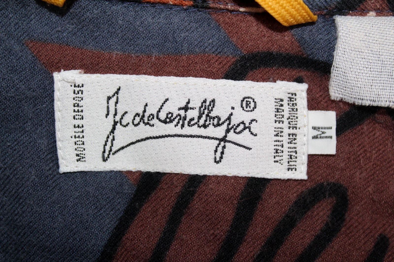 JC DE CASTELBAJAC 90’S VINTAGE YOGI BEAR SCENE LONG SLEEVE SHIRT,SIZE:MEDIUM