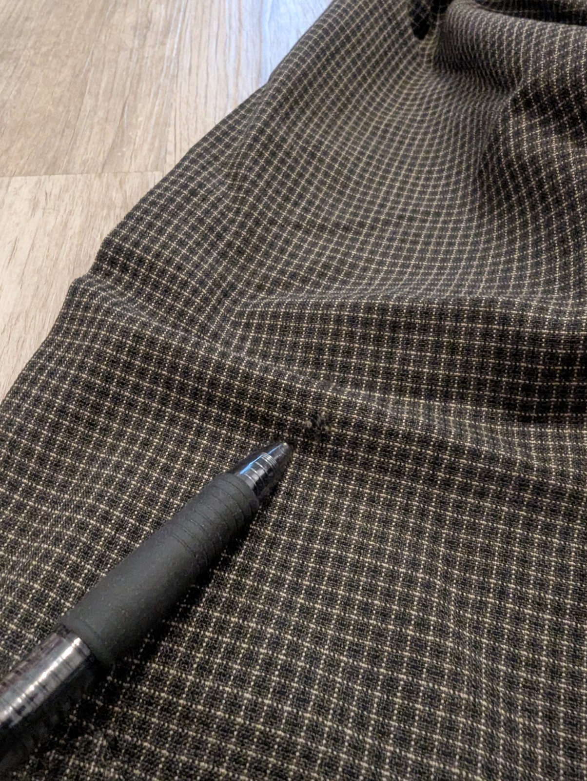 Pendleton Sir Pendleton Men’s L Brown Check Wool Worsted Button-Up Pockets