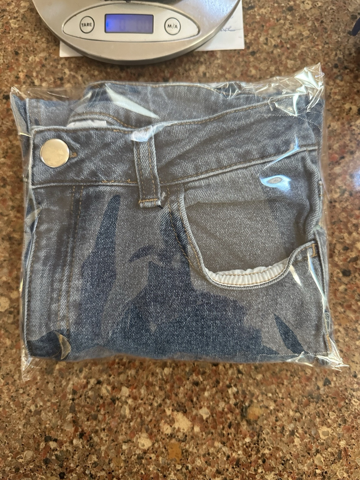 Barbie Big Girls Denim Jeans Size 12 Embellished Decal Patches Schoolcore Play