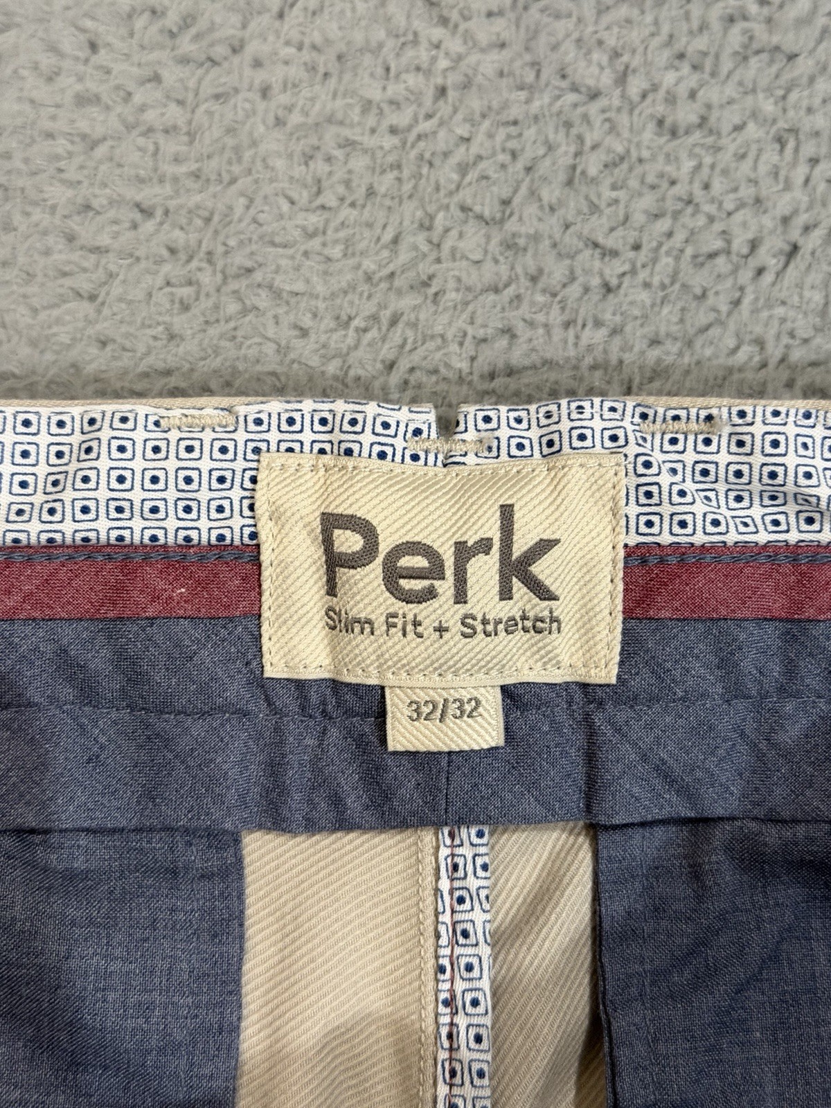 Perk Pants 32×31 Chino Slim Fit Stretch Casual Outdoor Micro Twill Comfort *READ