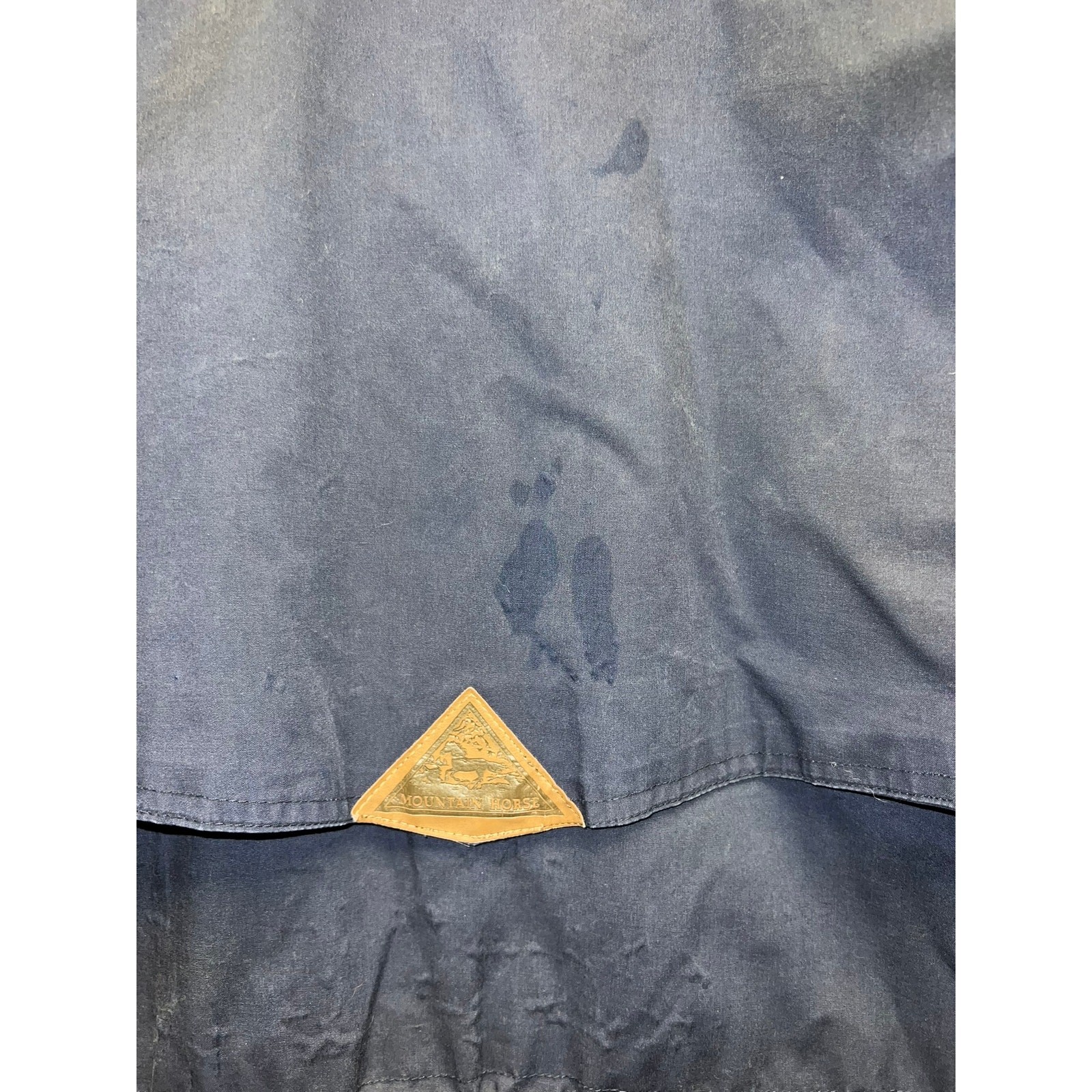 Vintage Womens Mountain Horse Jacket Techinal Riding Wear Blue VTG Small