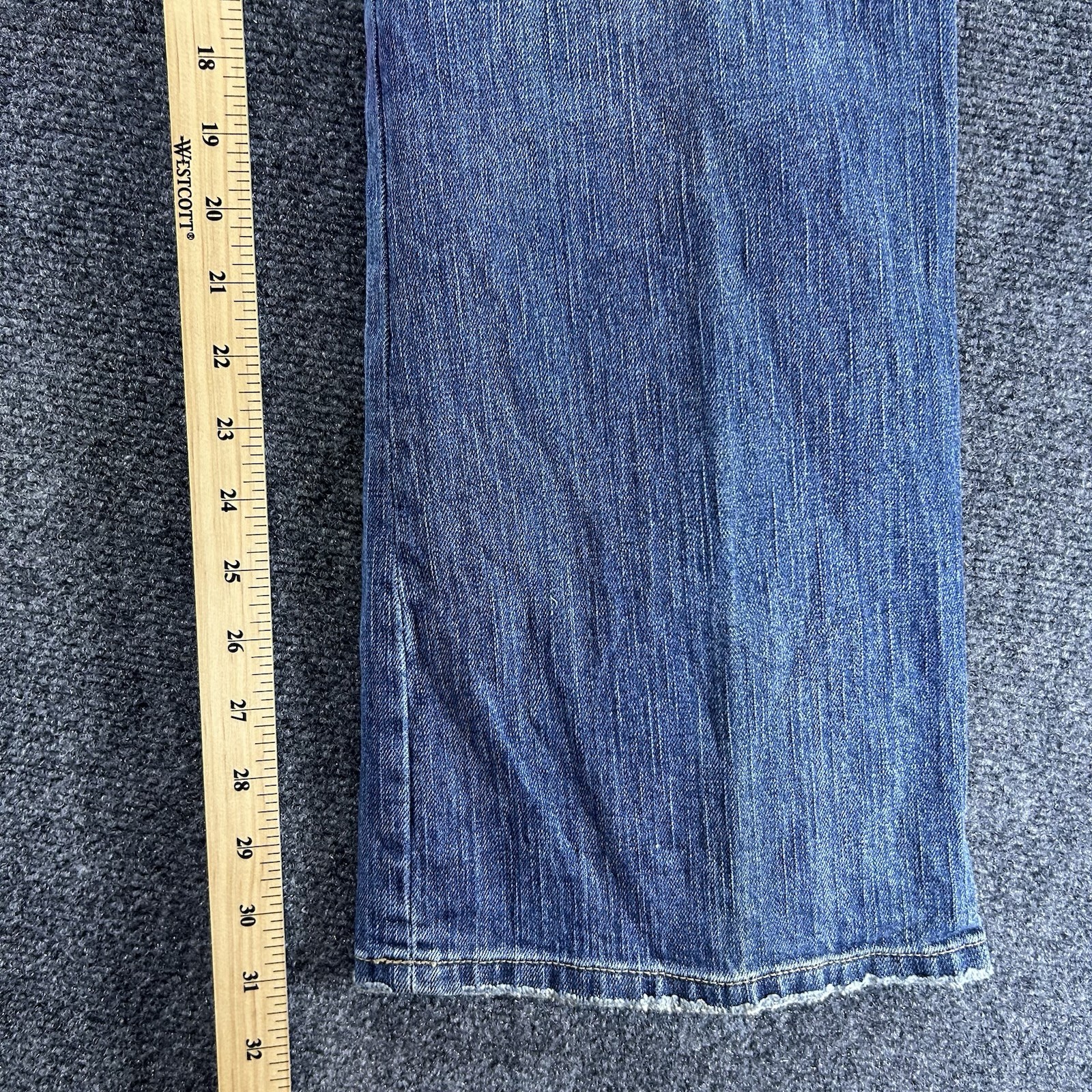 VTG American Eagle Jeans Womens 12 Reg Stretch Boot Denim Embroidered Sequin 90s