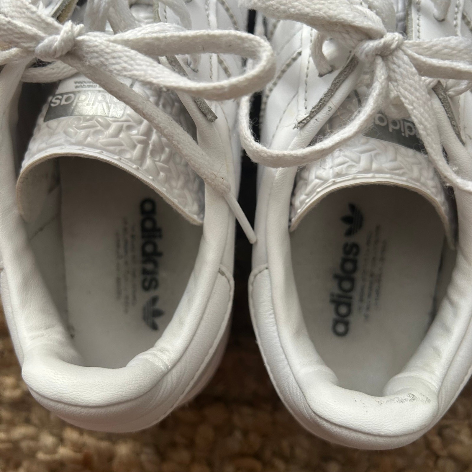 Adidas Gazelle Bold Platform White Leather Women’s 7 EU 38 2/3 -EUC