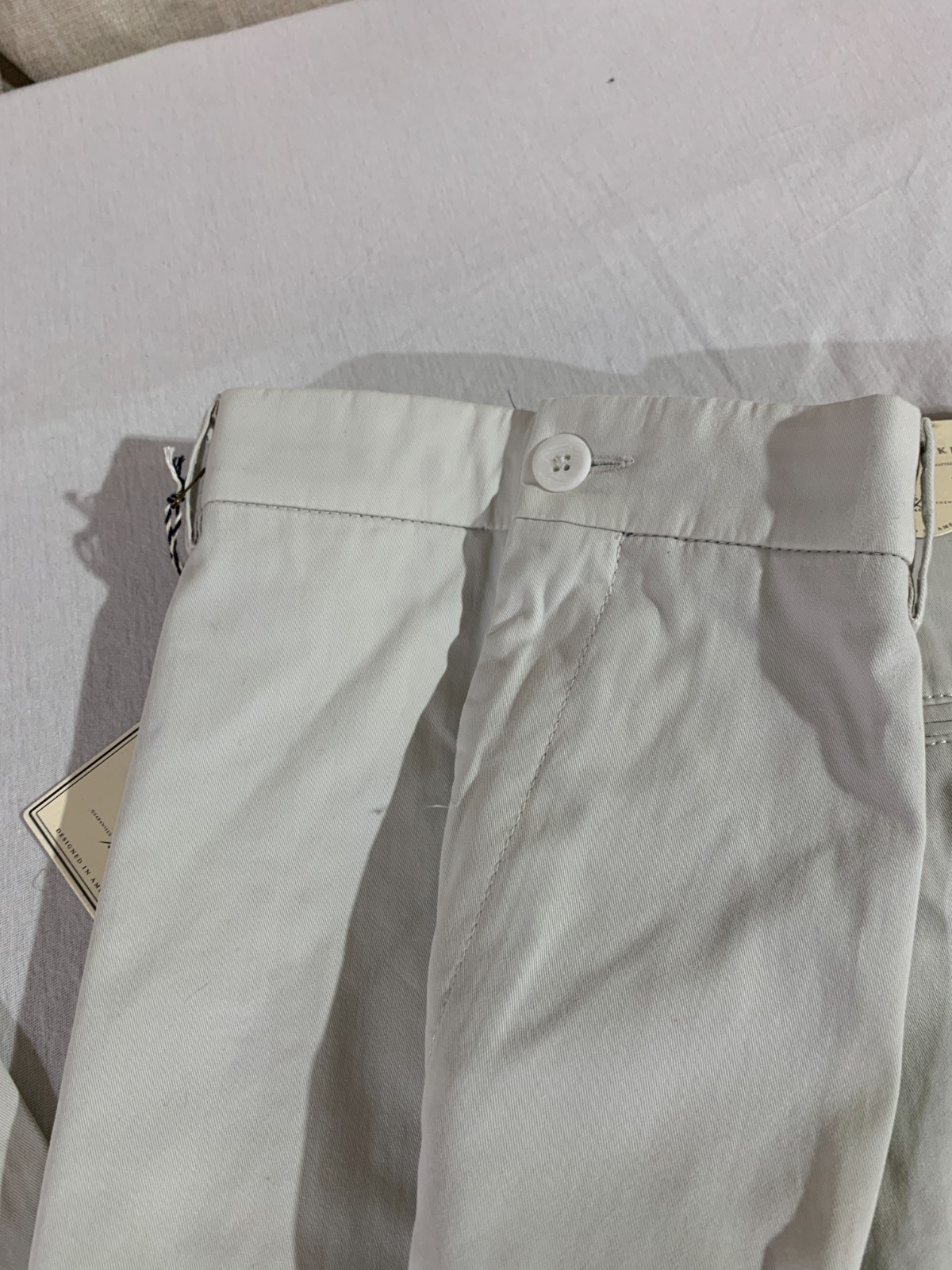 True Khaki BALLIN Dress Pants Men’s 38 Reg STONE Cotton