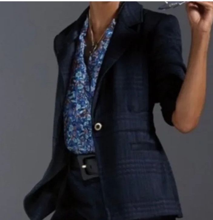 Cabi New NWT Checkout Blazer #4296 Blue & Black plaid XXS – XXL Was $209