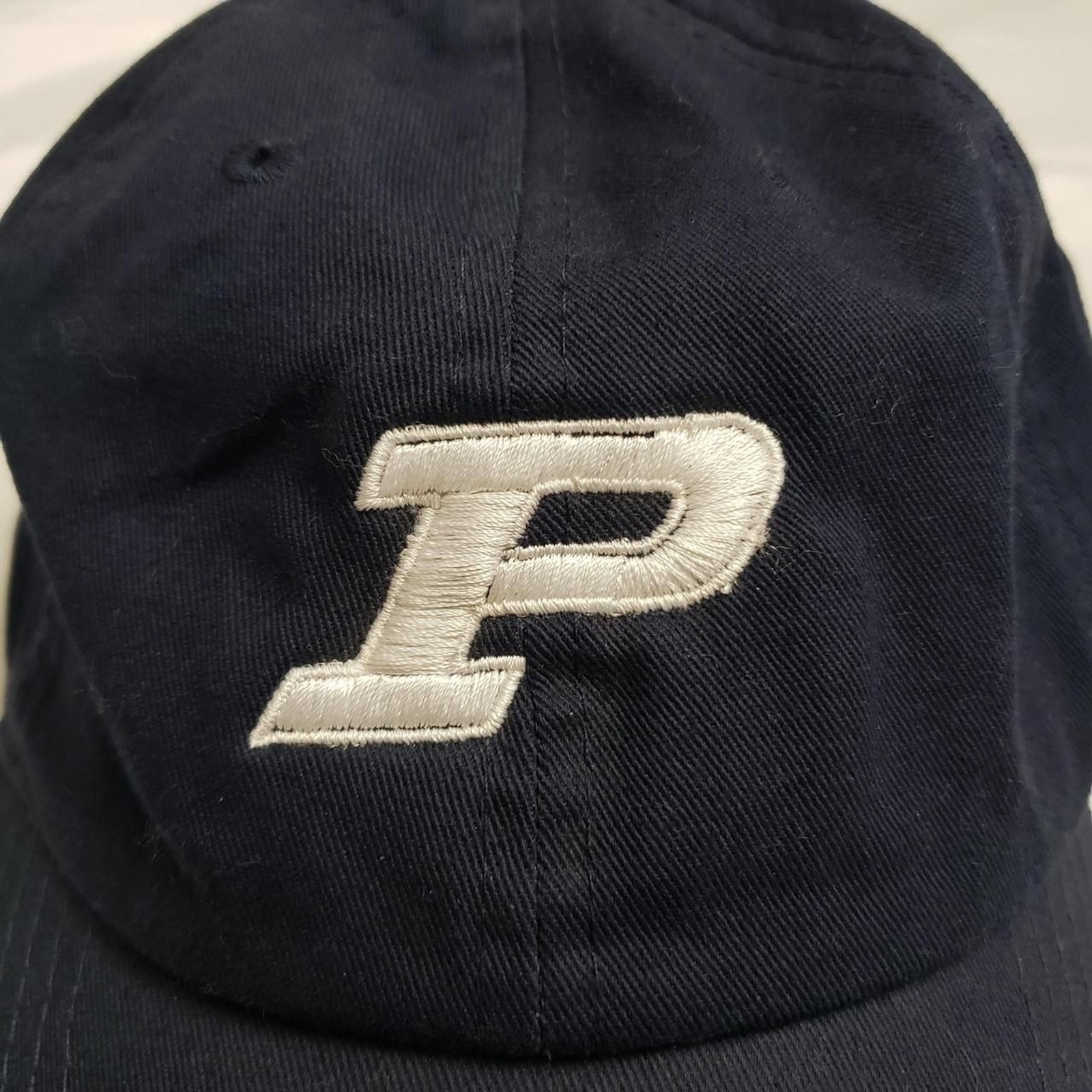 Purdue Boilermakers Hat Cap Navy Block P Embroidered NCAA Gelante Adjustable