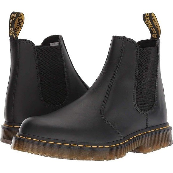 Dr. Martens 2976 YS Chelsea Boots Black Smooth Leather NIB Men’s 11 EU45