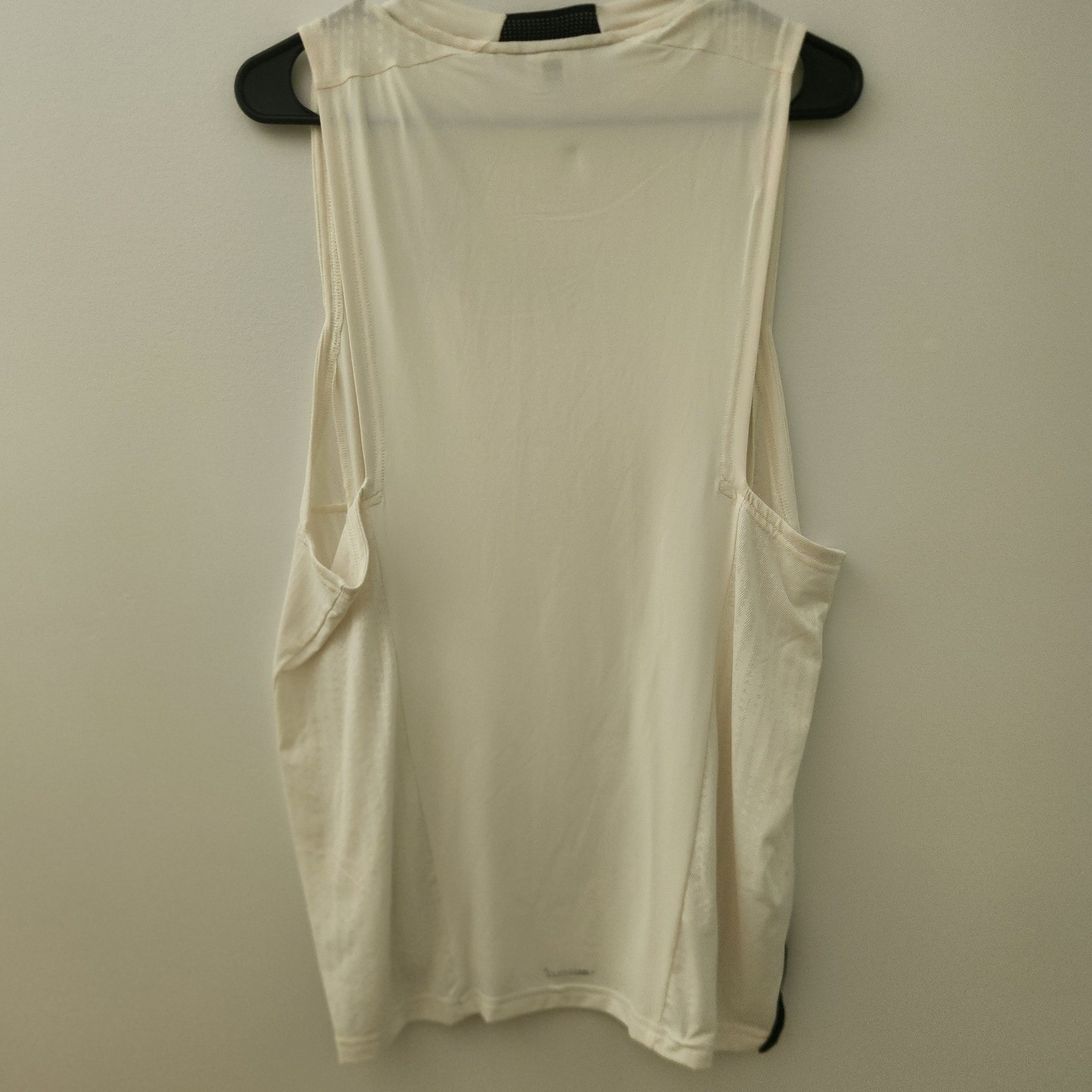Adidas D4T INT Tank Men’s Medium Off White Training Muscle Shirt