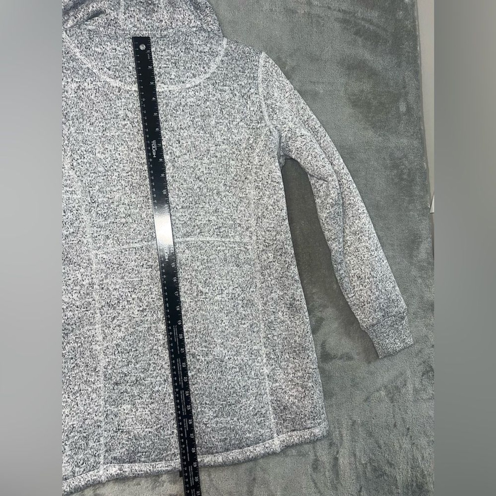 Kyodan Freedom Trail Sherpa Lined Hoodie Jacket Gray Full Zip Women’s P/S