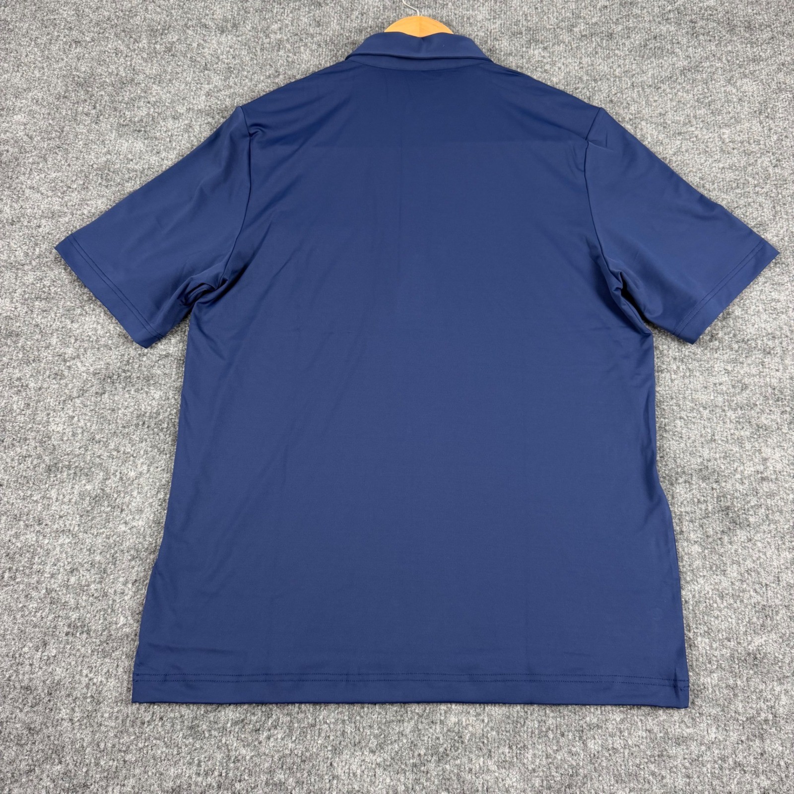 Criquet Men Performance Players Polo Shirt M Navy Blue NWT