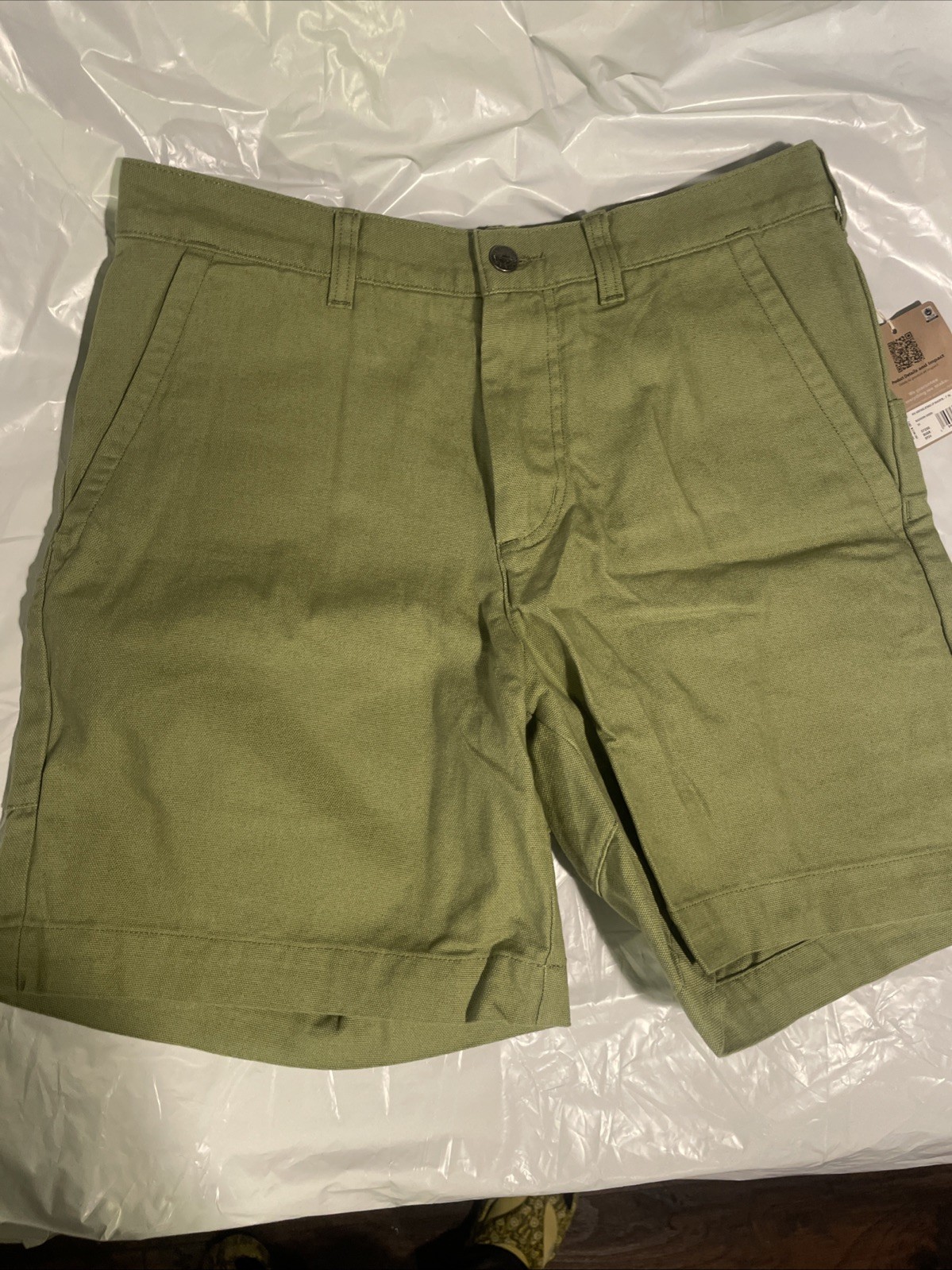 Patagonia Shorts NEW Mens bckhrn grn Stand Up 7 in Organic Cotton 30-40