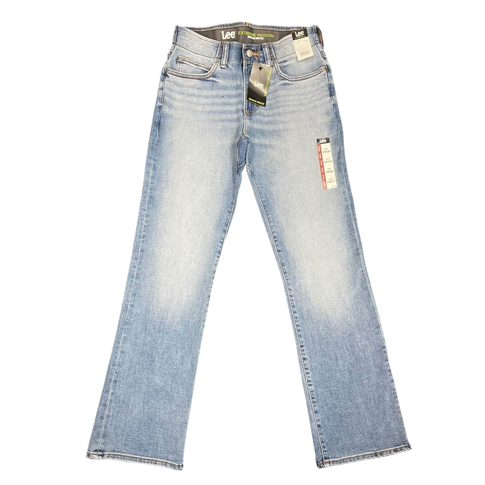 NWT Lee Men’s Extreme Motion Regular Bootcut Jeans Stretch Denim Flex Waistband