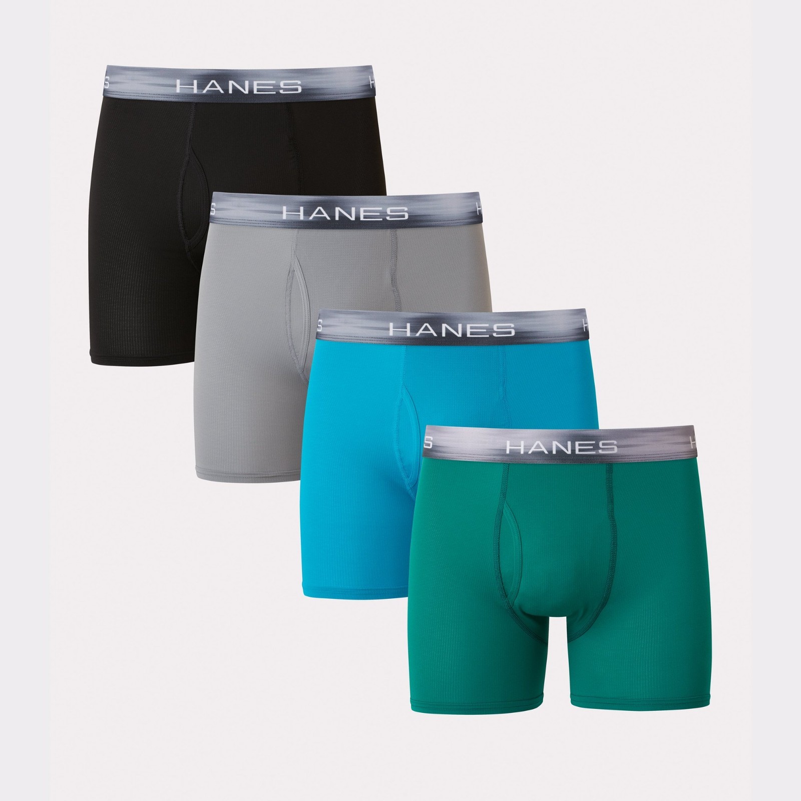 Hanes Men Boxer Brief 4-Pack Sport Men X-Temp Air 4-Pack