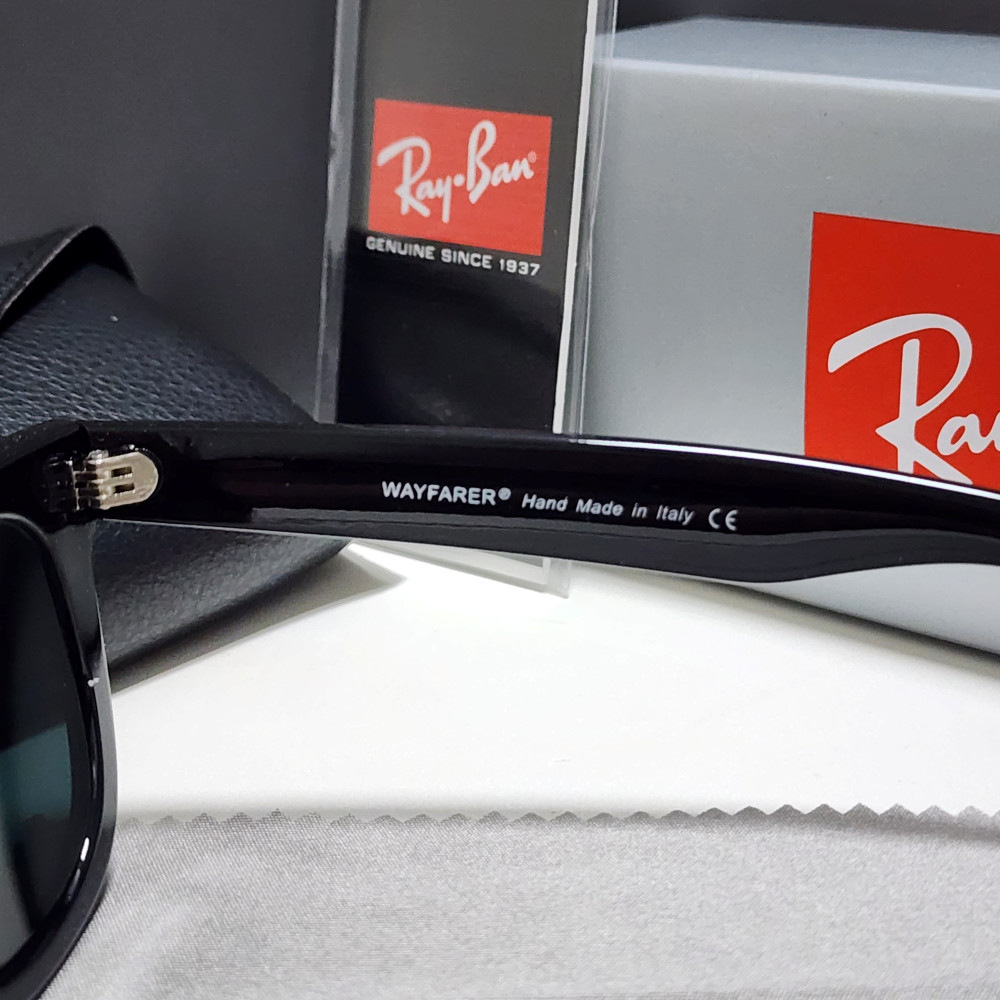 for Sunglasses Black Frame Glass Gray Lens 50-22 /140 mm