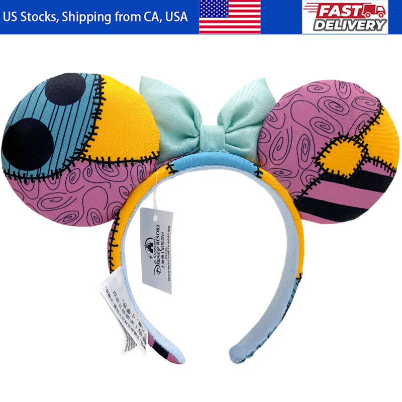 Disney-Park’s 2025 Nightmare Before Christmas Sally Mickey Mouse Ear Headband US