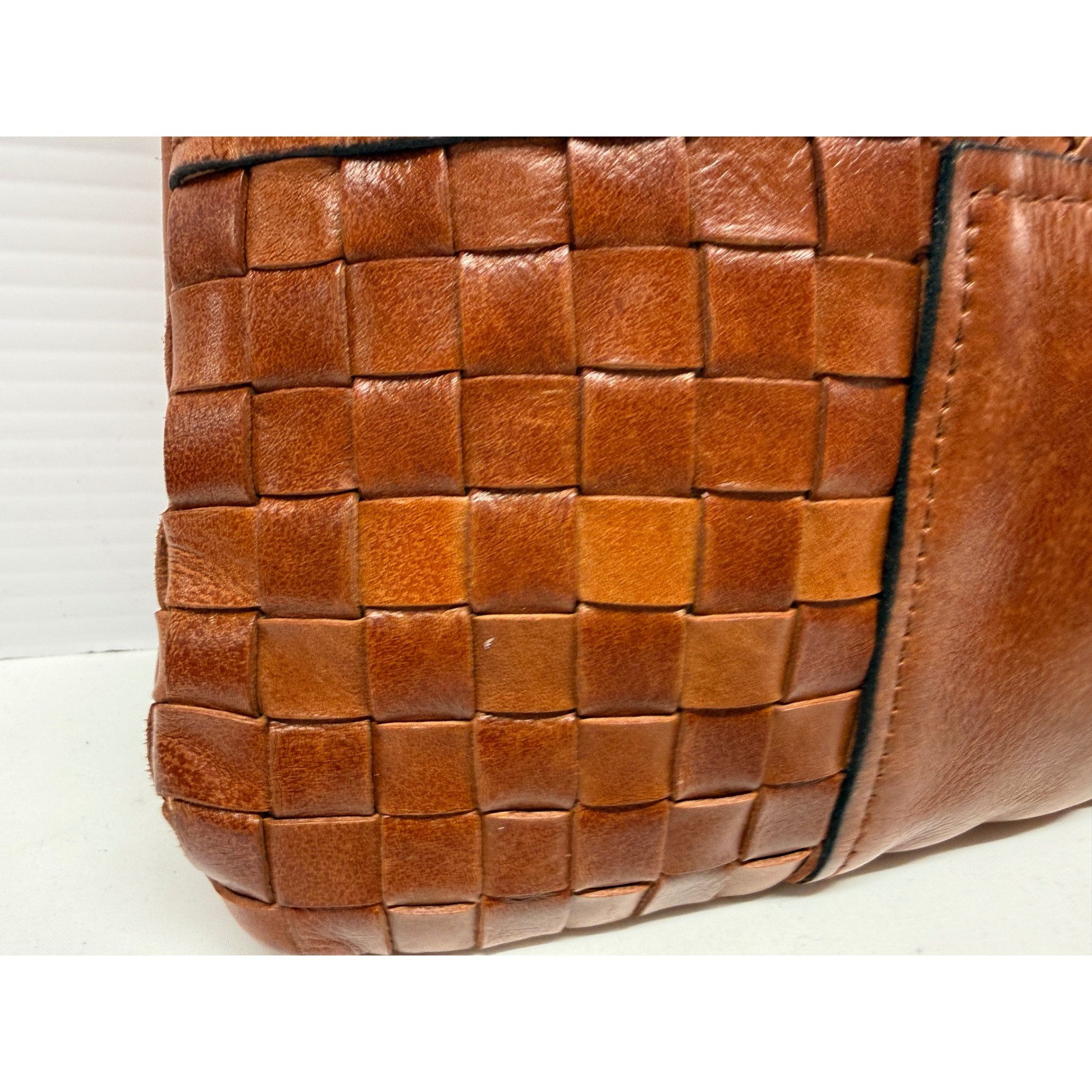 Patricia Nash Suvarelli Three Way Weave Leather CLUTCH PURSE NWTS