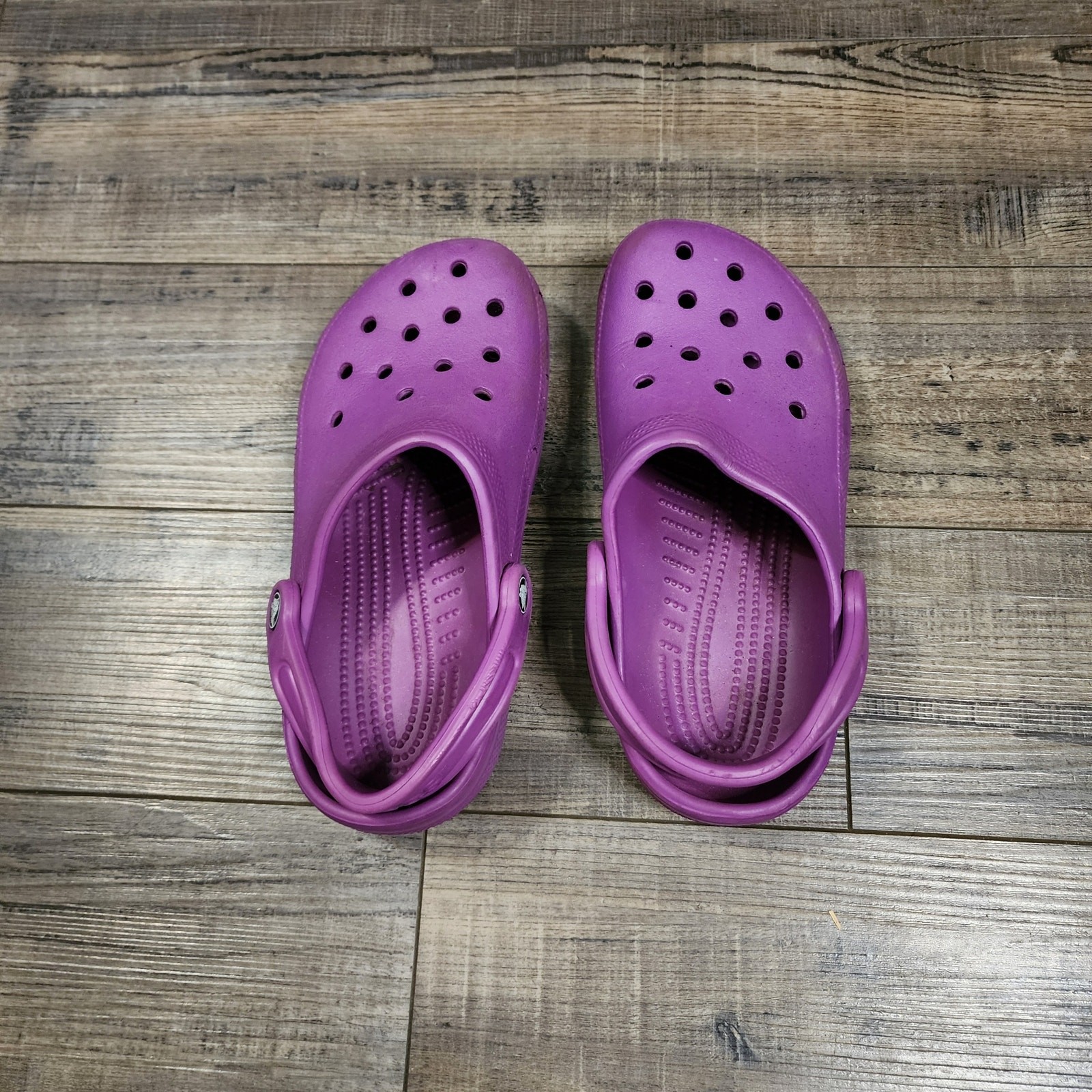 Purple Crocs Pre-owned Men 5 Women 7 SH1