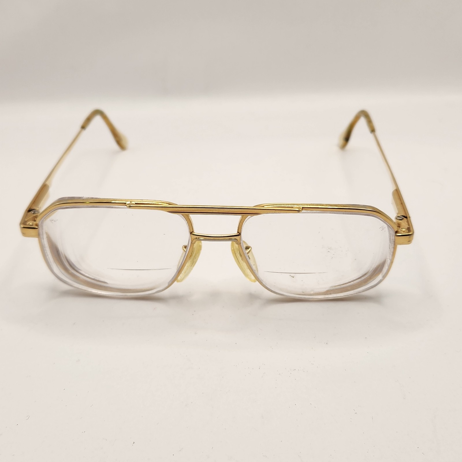 Titmus Z87 Eyeglasses Vintage Safety Glasses Frames Only USA 54 16 TP200 Gld