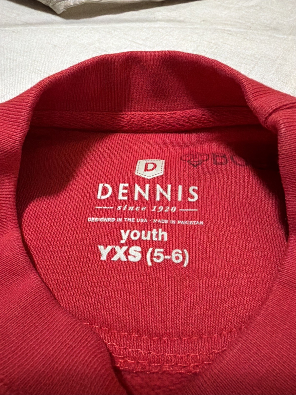 Primrose DENNIS School Uniform Red Sweater XS (5-6) Excellent Condition