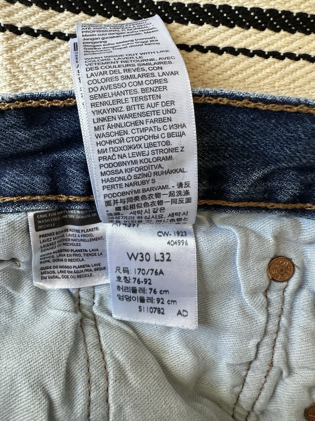 Levi’s 501 Original Fit Jeans – Men’s 30×32 – Medium Wash – Button Fly