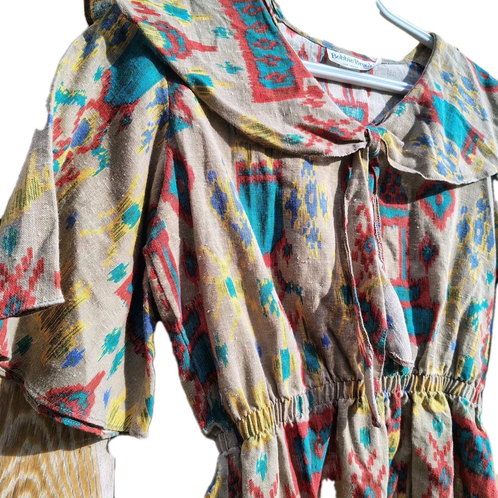 Vintage 1970s Bobbie Brooks Southwest Boho Blouse Women’s M/L