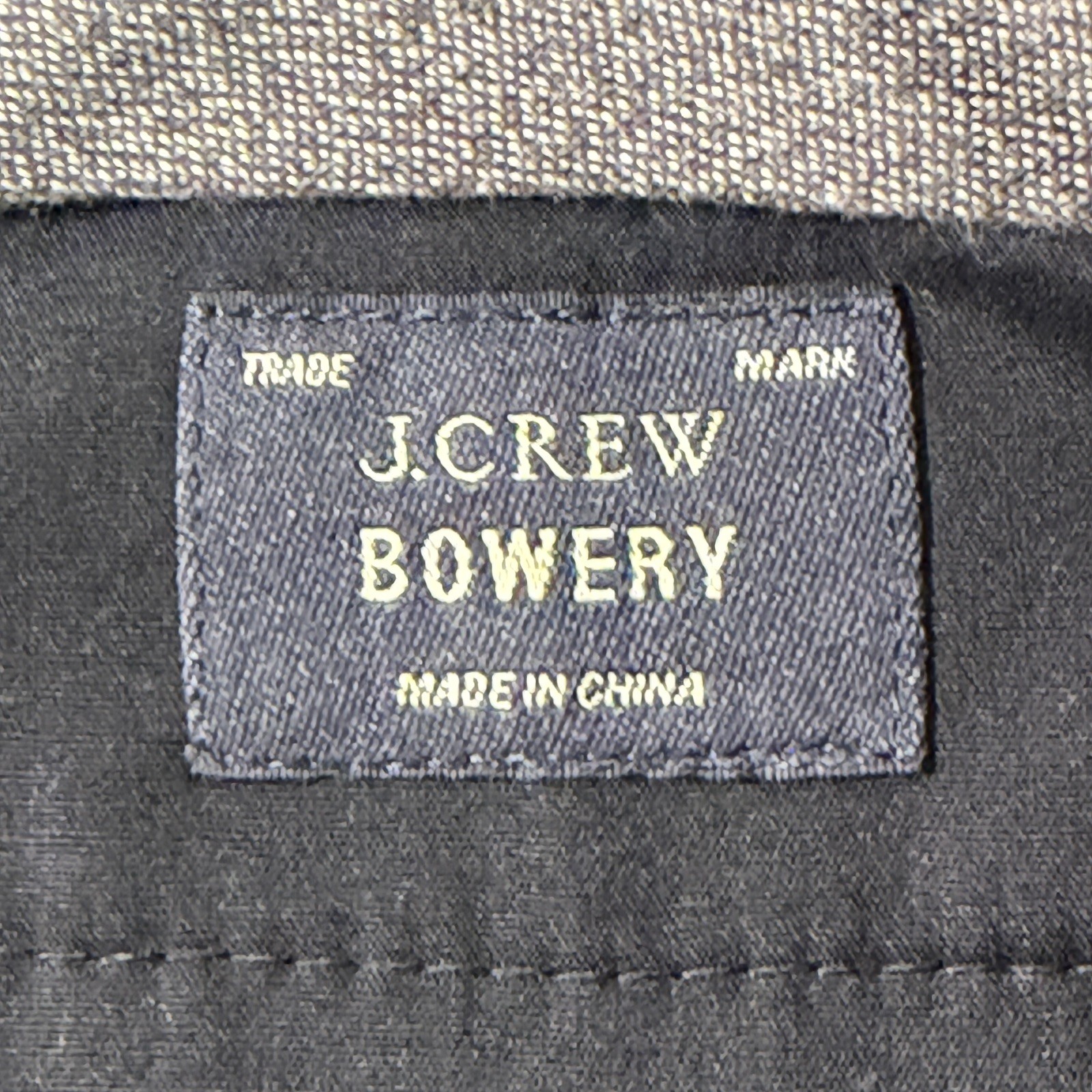 J. Crew Bowery Classic Fit Wool Charcoal Grey Herringbone Pants Men’s 34×32
