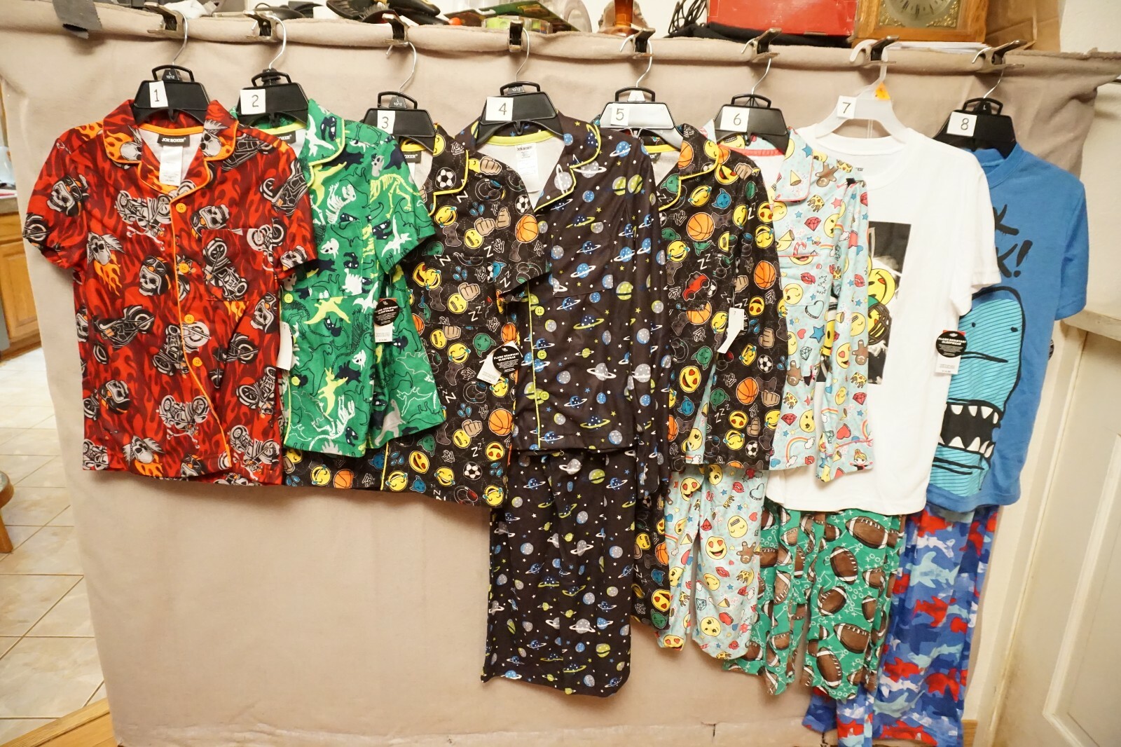 “JOE BOX” 2 Piece Pajama Set Boys & Girl Varies Sizes & Styles “NEW WITH TAGS”