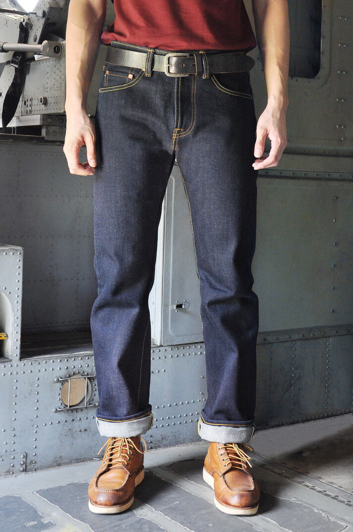 Simple&Raw Heavy Martin 21oz Gold Selvedge Denim Men’s Jeans Slim Straight Fit