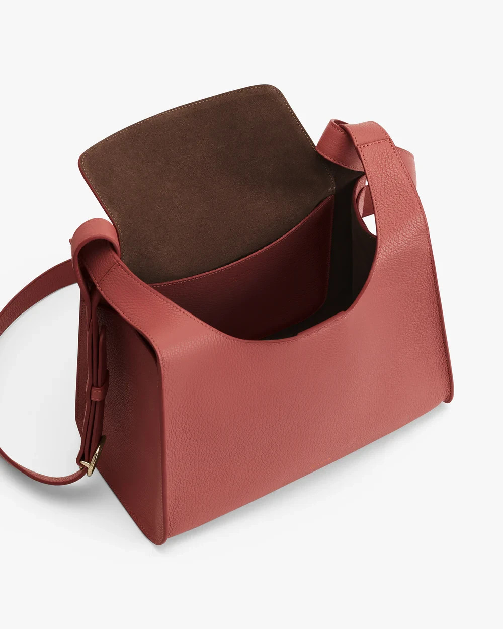 $430 Dark Terracotta Double Loop Bag