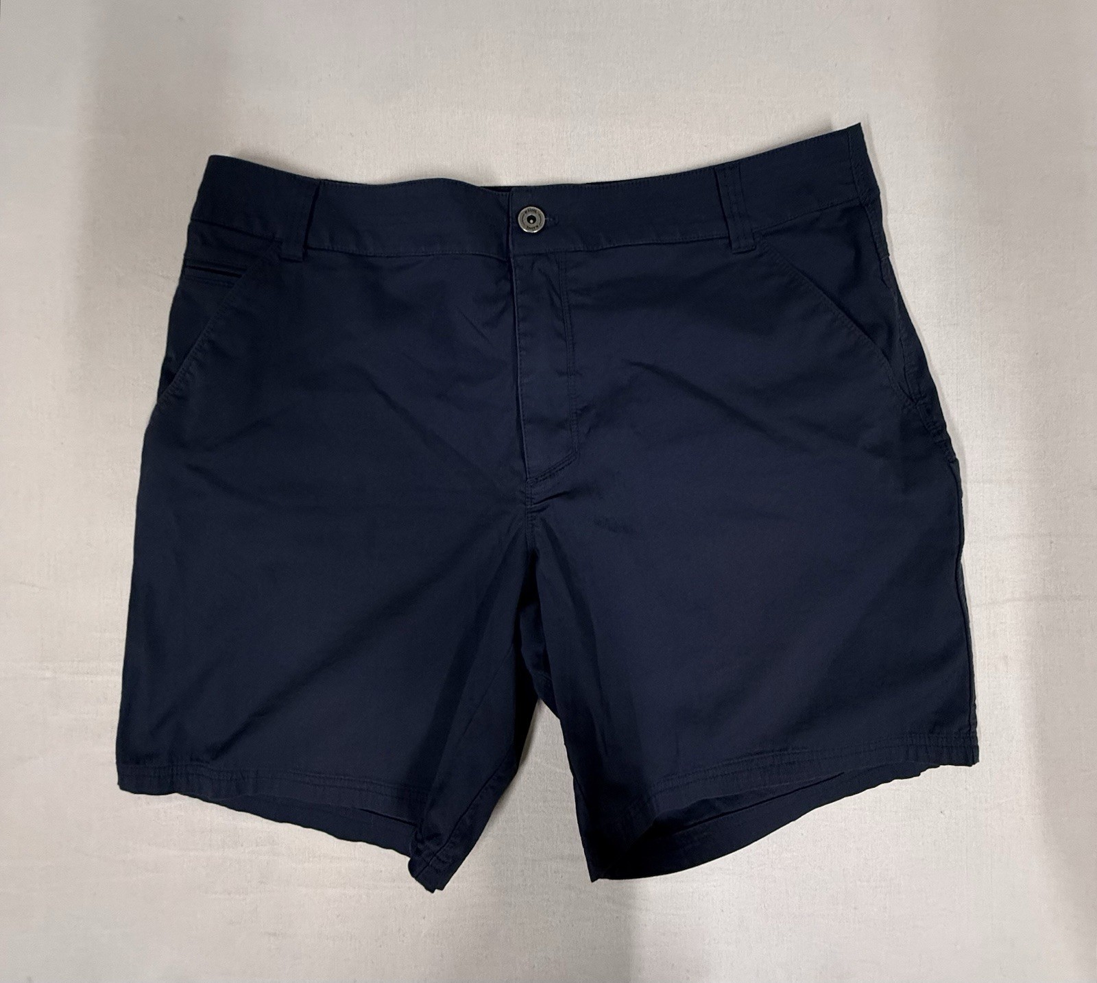 Kuhl Resistor Lite Chino Shorts Men 36×10 Navy Blue Technical Hiking Outdoor 103