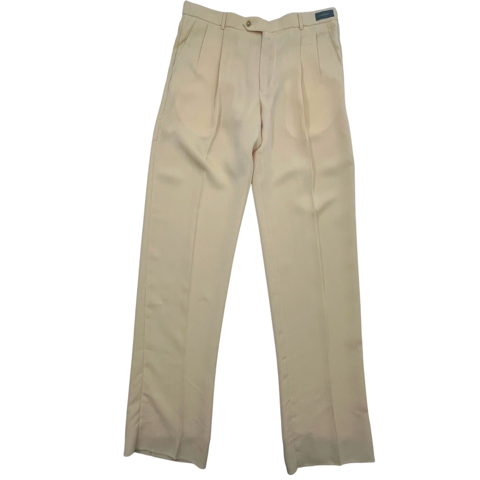 Ballin Comfort-EZE Pleated Unhemmed 38×38 Micro Nano Gabardine FLAW READ