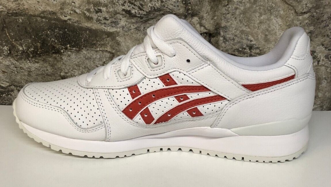 ASICS Gel-Lyte III 3 OG White/Fire Opal Mens 1201A716-100 New In Box
