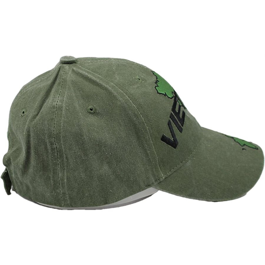 NEW Vietnam Veteran Baseball cap hat. OD Green. 6516.