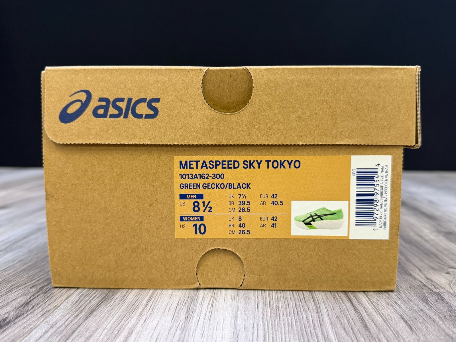 ASICS Metaspeed Sky Tokyo Green Gecko Black 1013A162-300 Men 8.5 Women 10 NEW