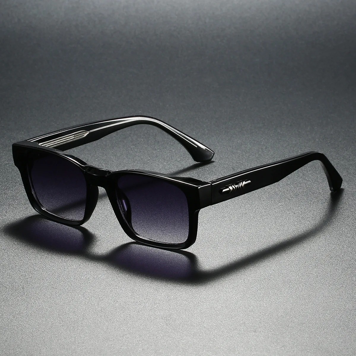 Quality Square Polarized Sunglasses Men Metal Core UV400 Unisex Sun Glasses Trav