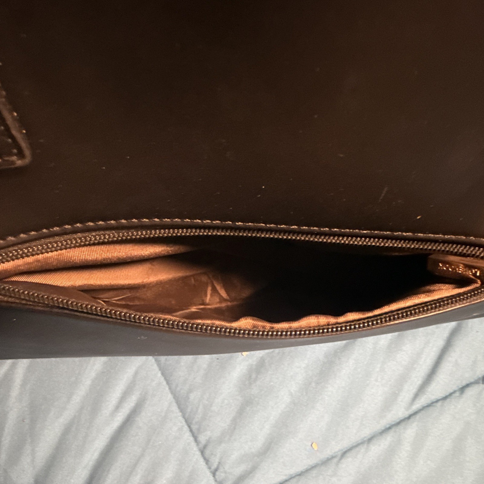 LOVEVOOK Black Large laptop Bag Zip Closure, Detachable Strap, Gold Hardware