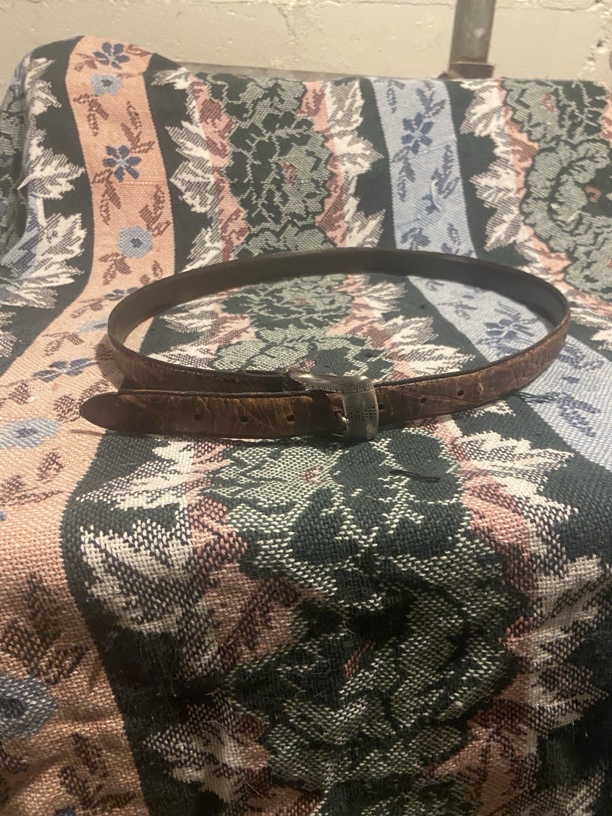 Western-styled Italian Leather Belt Size 40