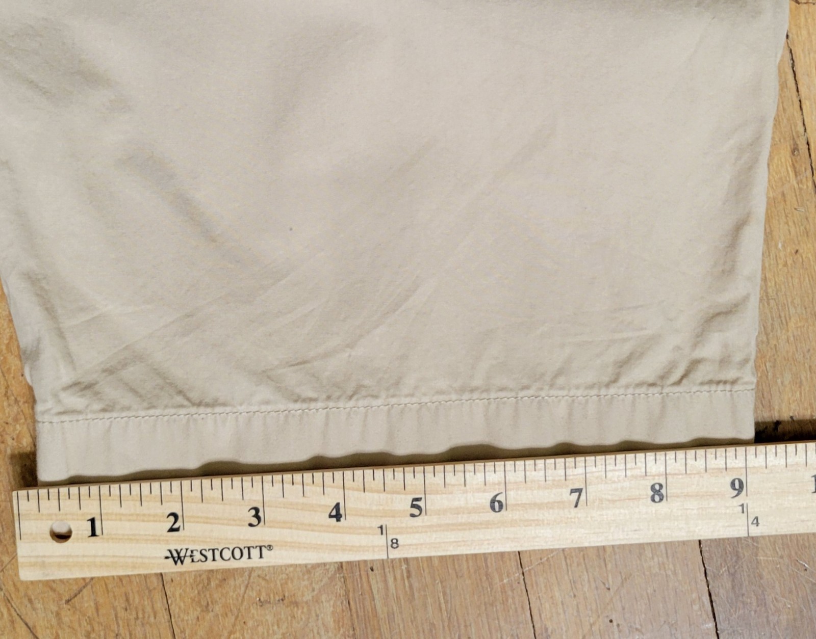 Rag & Bone Womens Size 10 Pleated Chino Pants 100% Cotton Beige Relaxed Trouser
