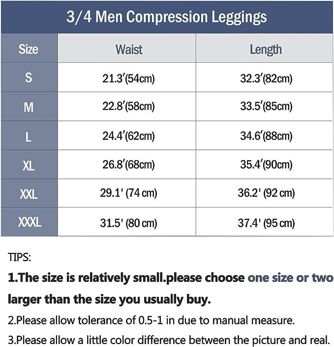 Men’s Basketball Sports Tight Pants 3/4 Compression Workout Leggings Knee Pads