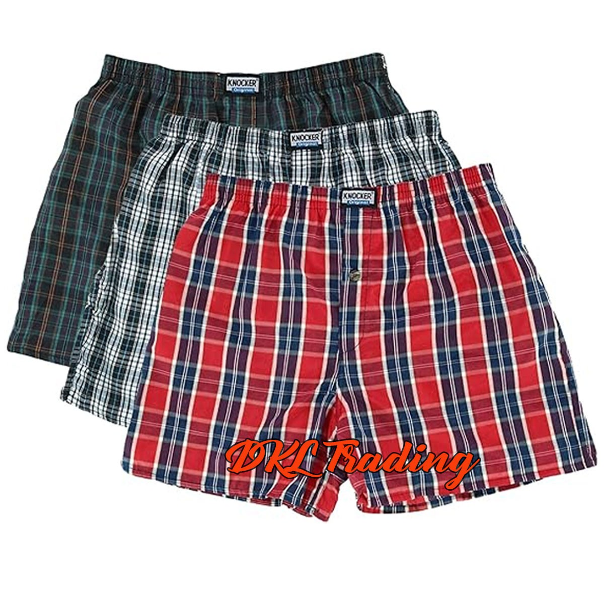3-12 Pack Men’s Boxers Underwear Pack Cotton Boxer Shorts Assort Size S-3XL Lot