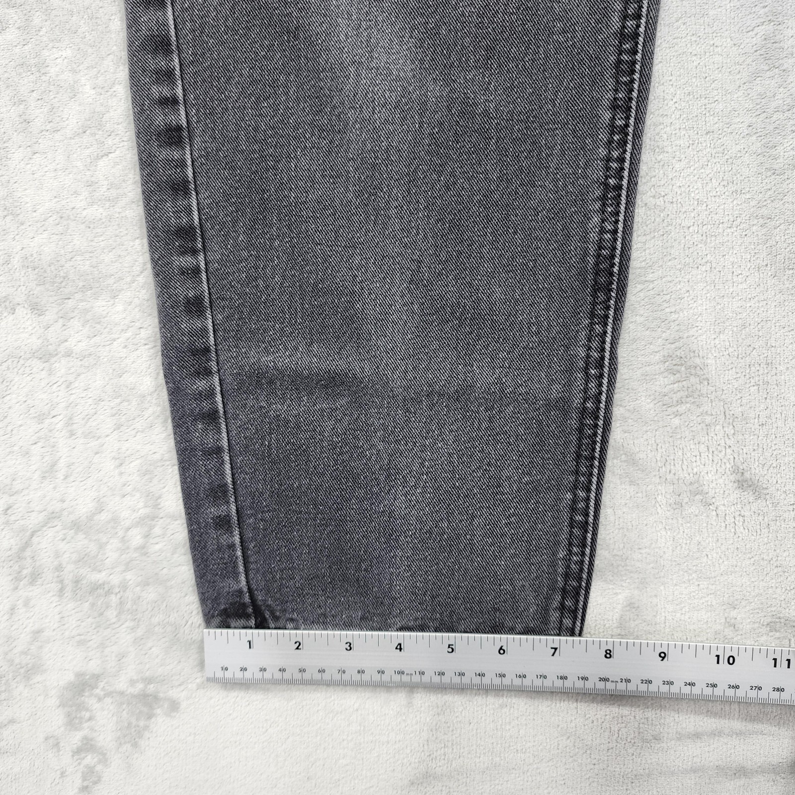 PrettyLittleThing Jeans Womens 6 Gray Denim Boyfriend Tapered Relaxed Distressed
