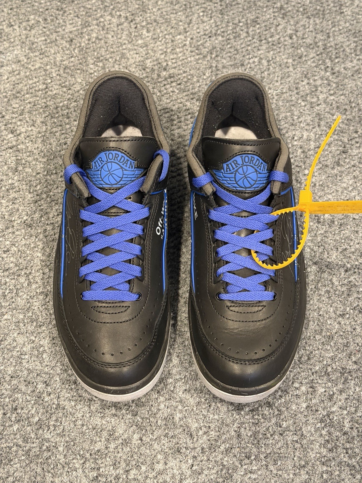 Nike Air Jordan 2 Retro Low SP Off-White Black Varsity Royal DJ4375-004 Trophy