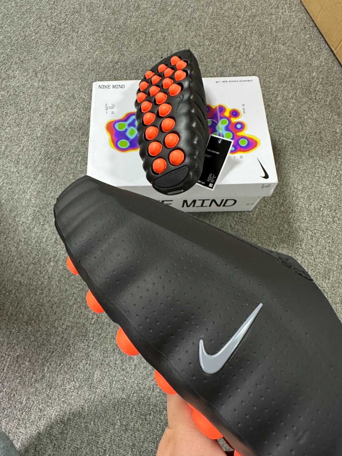 New Nike Mind 001 Mule, Model HQ4307-001,Black Men’s 1–2 Sizes Larger than Sneak