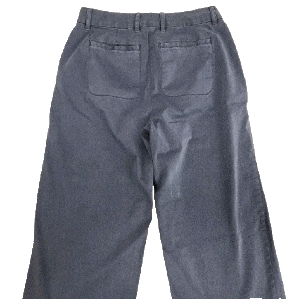 Elizabeth and James Kohls Gray Wide Cropped Leg Pants Women’s 2