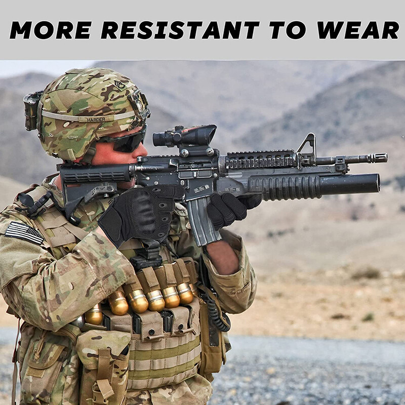 Tactical Gloves Touchscreen Police Combat Motorcycle Driving Training Work Gear
