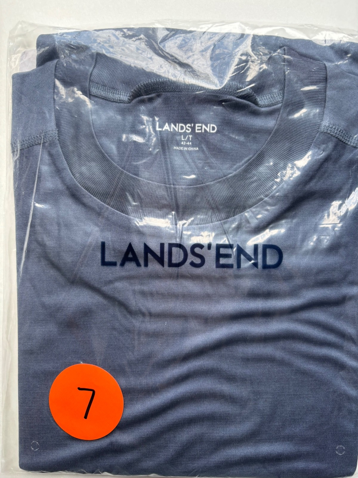 Lands End – Silk Long Underwear TOP – Shale – Men’s Large-Tall – NEW (NWT/NIP)