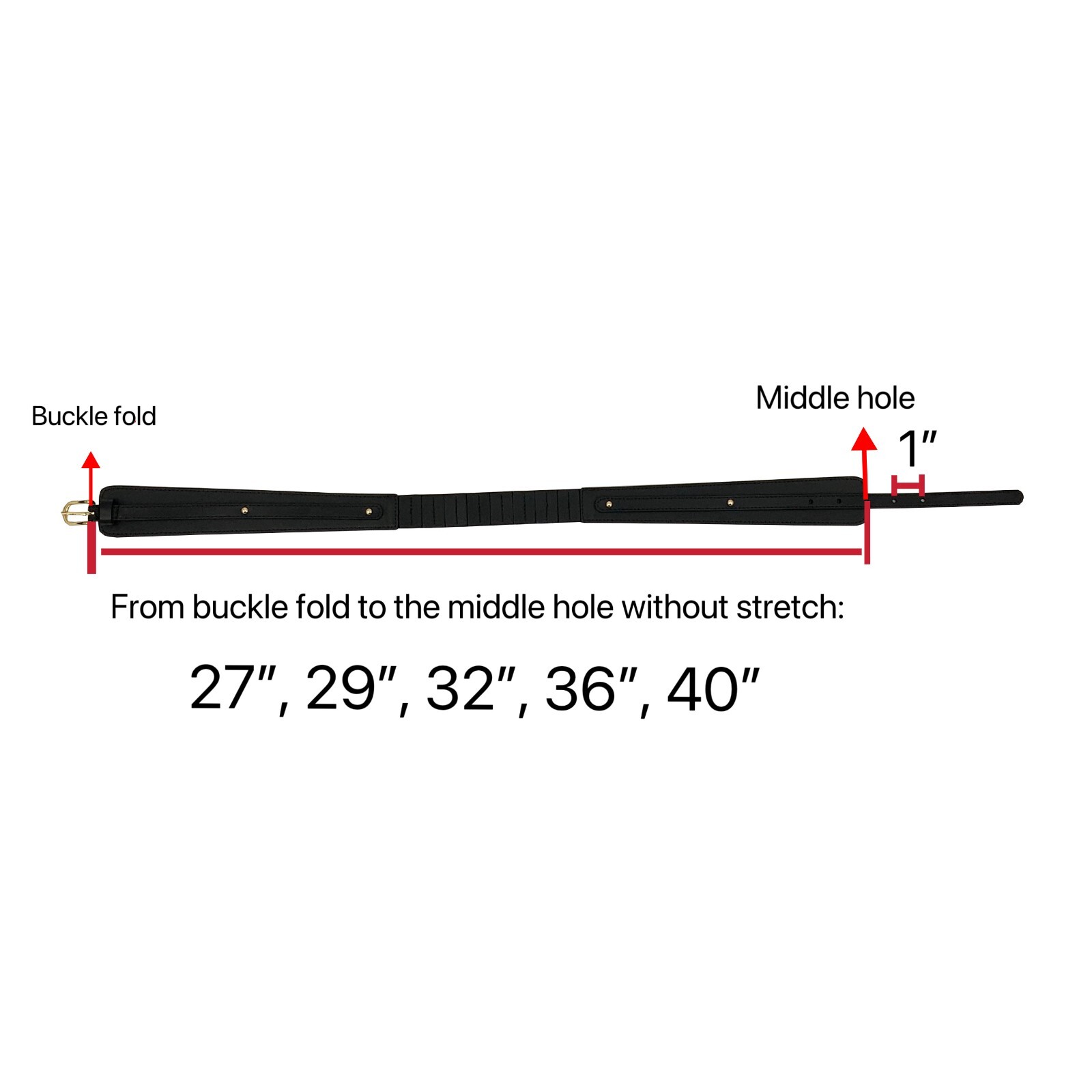 Women Stretch Skinny Elastic Boho Classic Flexible size Full Grain Leather Belt