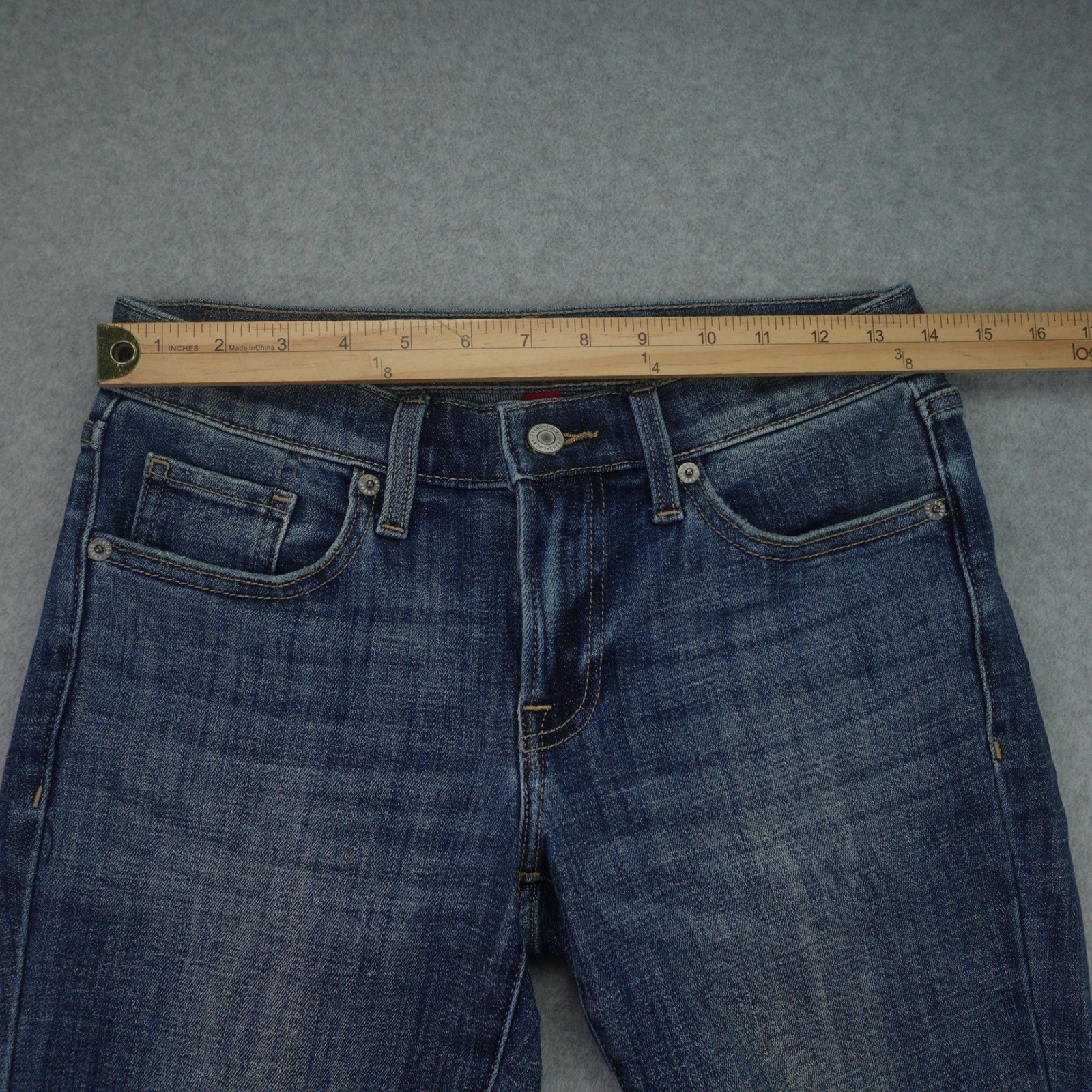 Lucky Bran Jeans Womens 2/26 R Blue Sweet Mid Rise Boot Classic Denim