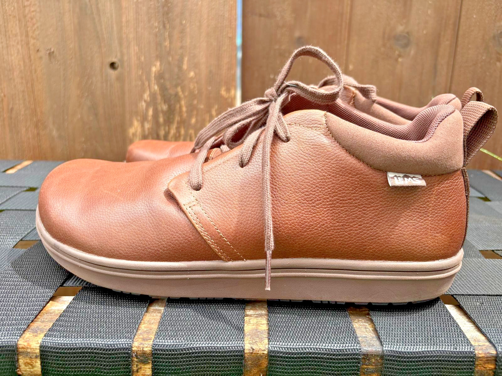 LEMS Men’s Shoes LEMS-37 Chukka Grip Leather Chesnut US 10.5