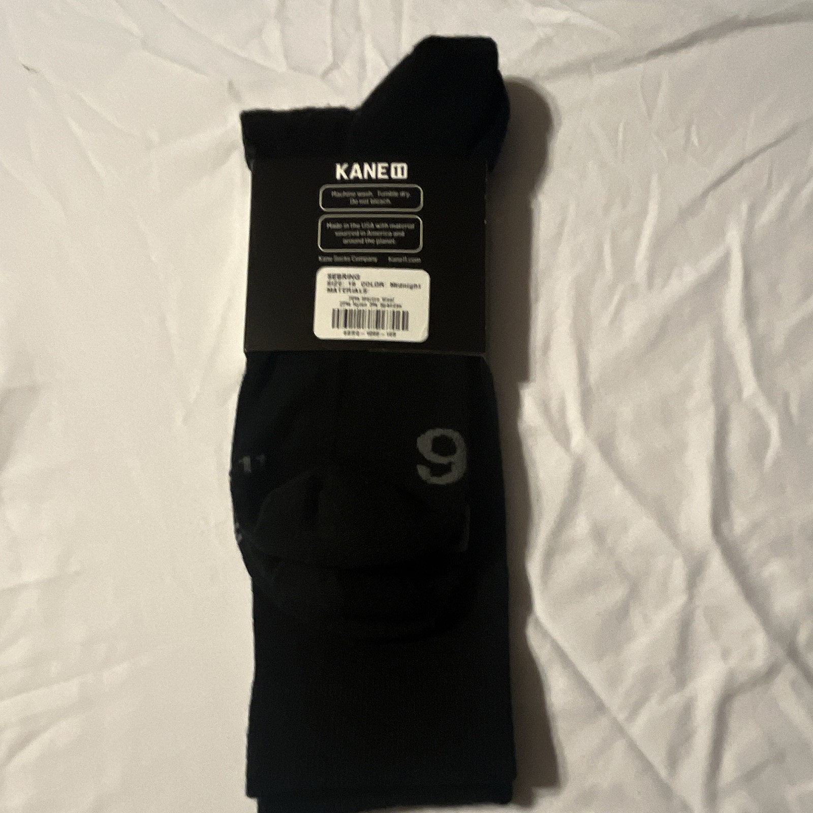 KANE11 Sebring Midnight Merino Wool Blend Men’s Dress Socks Over Calf Size 16